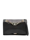 Valentino Vlogo-signature Shoulder Bag In 0no Black
