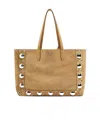Valentino Nellcote Large Suede Leather Tote