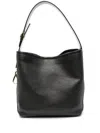 Valentino Vlogo Signature Shoulder Bag In Black
