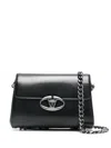 Valentino Vlogo Signature Shoulder Bag In Black