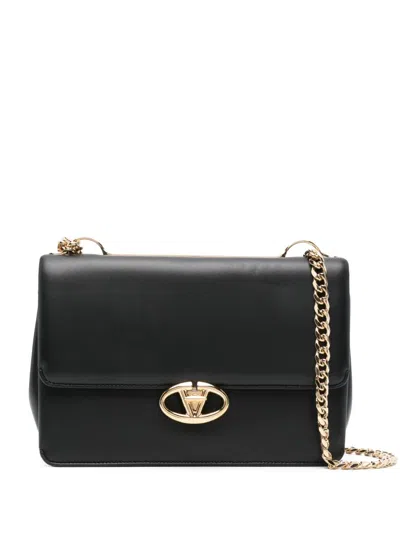 Valentino Garavani Vlogo Signature Shoulder Bag In Black