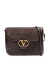 Valentino Vlogo Signature Shoulder Bag In Brown