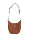 Valentino Vlogo Signature Shoulder Bags Brown
