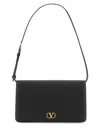 Valentino Vlogo Signature Shoulder Strap Wallet In Black