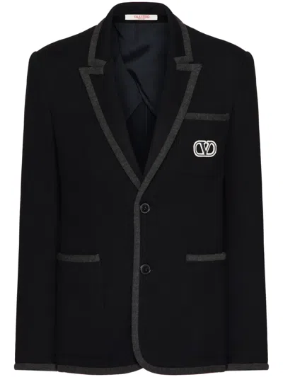 VALENTINO VLOGO SIGNATURE SINGLE-BREASTED BLAZER
