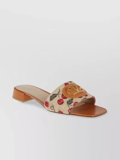 VALENTINO GARAVANI VLOGO SIGNATURE SLIDE SANDAL T. 20