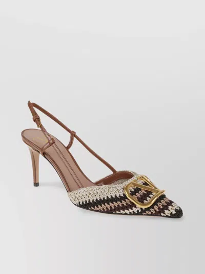 VALENTINO GARAVANI VLOGO SIGNATURE SLINGBACK T. 80