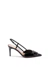 Valentino `vlogo Signature` Slingbacks In Black