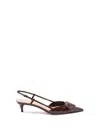 Valentino Vlogo Signature Pointed Toe Pumps In Blue