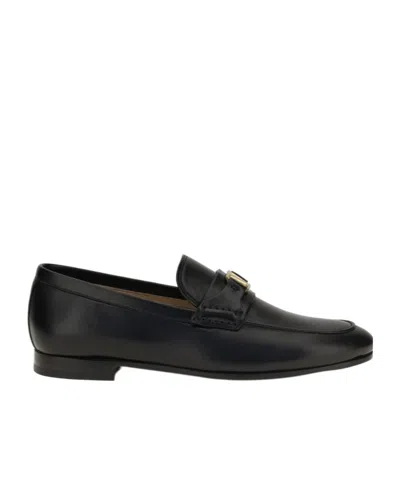 Valentino Garavani Valentino Vlogo Signature Slip-on Loafers In Black