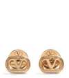 Valentino Vlogo Signature Stud Earrings In Gold