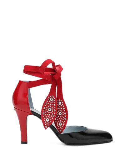 Valentino Garavani Vlogo Signature Stud-embellished Pumps In Multi