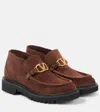 Valentino Vlogo-signature Loafers In Braun