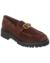 Valentino Vlogo-signature Loafers In Brown