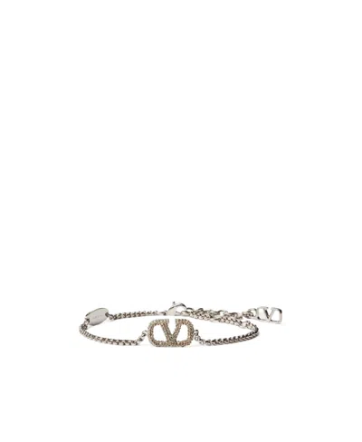 VALENTINO GARAVANI VALENTINO VLOGO SIGNATURE CHAIN-LINK BRACELET