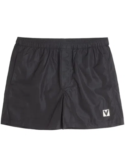 Valentino `vlogo Signature` Swim Shorts In Blue