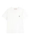 Valentino Vlogo Patch T-shirt With In Crema