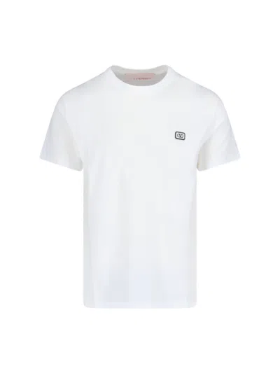 VALENTINO VALENTINO VLOGO SIGNATURE' T-SHIRT – WHITE