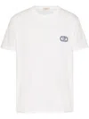 Valentino Men's T-shirt With Vlogo Signature Patch In White