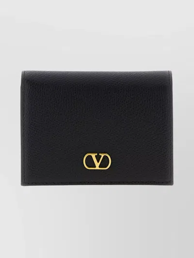 VALENTINO GARAVANI VLOGO SIGNATURE TEXTURED WALLET