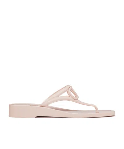 VALENTINO GARAVANI VALENTINO VLOGO SIGNATURE THONG STRAP FLIP FLOPS