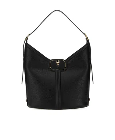 Valentino Garavani Valentino Vlogo Signature Top Handle Bag In Black