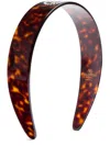Valentino Logo Headband In Brown
