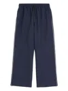 Valentino `vlogo Signature` Track Pants In Blue
