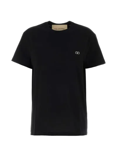 Valentino Vlogo Signature T-shirt In Black