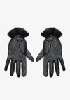 Valentino Vlogo Signature Tulle Gloves In Black