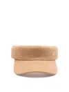 Valentino Vlogo Signature Sun Visor In Marrón