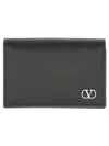 Valentino Snap Button Logo Cardholder Wallet