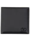 Valentino "bi-fold Vlogo Signature" Wallet In Black