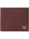 Valentino Garavani Men "vlogo Signature" Wallet In Brown