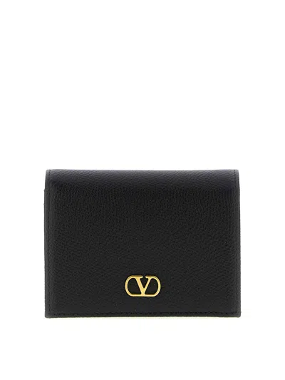 Valentino Garavani Vlogo Signature Wallet In Black