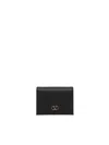 Valentino Vlogo Signature Wallet In Granet Calfskin