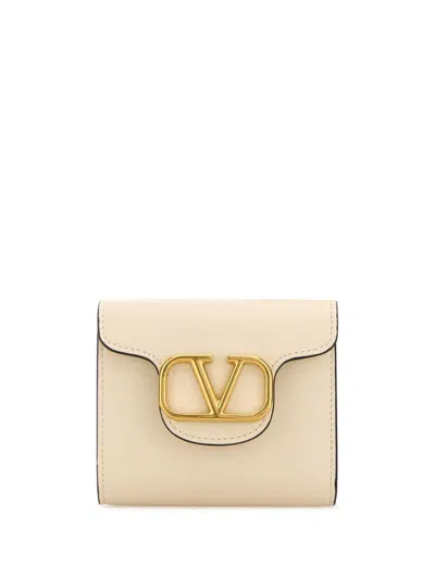 Valentino Garavani Vlogo Signature Wallet In Nude