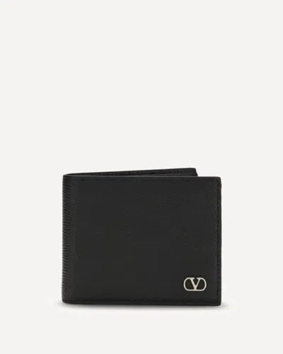 Valentino Garavani Vlogo Signature Wallet In Purple