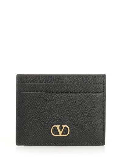 Valentino Garavani Vlogo Signature Wallets Black