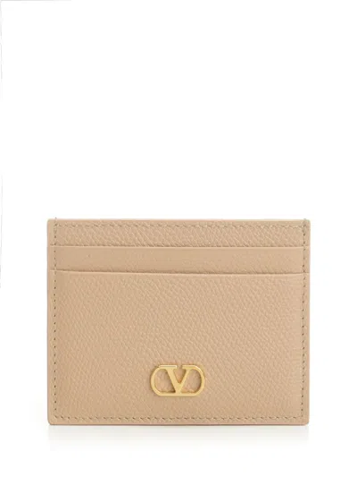 VALENTINO GARAVANI VLOGO SIGNATURE WALLETS ROSE