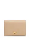 Valentino Vlogo Signature Wallets Rose In Neutral