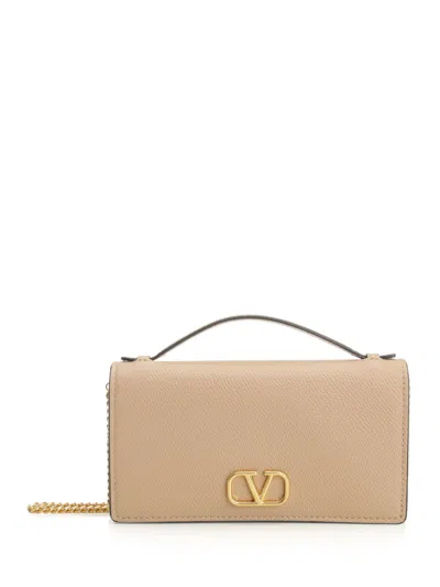 Valentino Garavani Vlogo Signature Wallets Rose