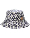 Valentino Vlogo Signature Wool Bucket Hat In Black