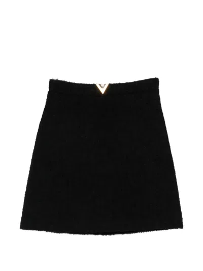 Valentino Vlogo Signature Wool Skirt