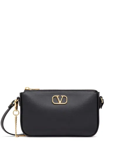 VALENTINO GARAVANI VLOGO SIGNAUTRE LEATHER MINI BAG