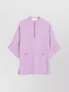 Valentino Light Purple Vlogo Mini Dress
