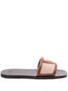Valentino Garavani Superstar Slide Slipper With Vlogo Detail And Premium Materials In Nude