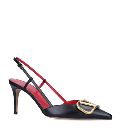 VALENTINO GARAVANI VLOGO SLINGBACK PUMPS 80
