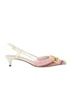 Valentino Slingback-pumps Vlogo Signature 40 In Nude