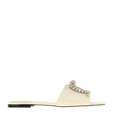 VALENTINO GARAVANI ADAMANTINE CRYSTAL-EMBELLISHED SANDALS